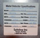 Used Safeline SL2000 Metal Detector