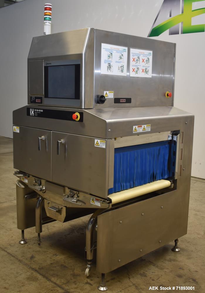 Used Ishida IX-GA-65100 (X-Ray Inspection system. Capable of speeds from 5 - 30 meters per minute. Has a maximum conveying product weight" 25kg (over entire conveyor). Cooling method: Hermetical air ...