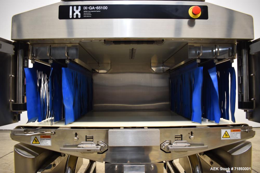 Used Ishida IX-GA-65100 (X-Ray Inspection system. Capable of speeds from 5 - 30 meters per minute. Has a maximum conveying product weight" 25kg (over entire conveyor). Cooling method: Hermetical air ...