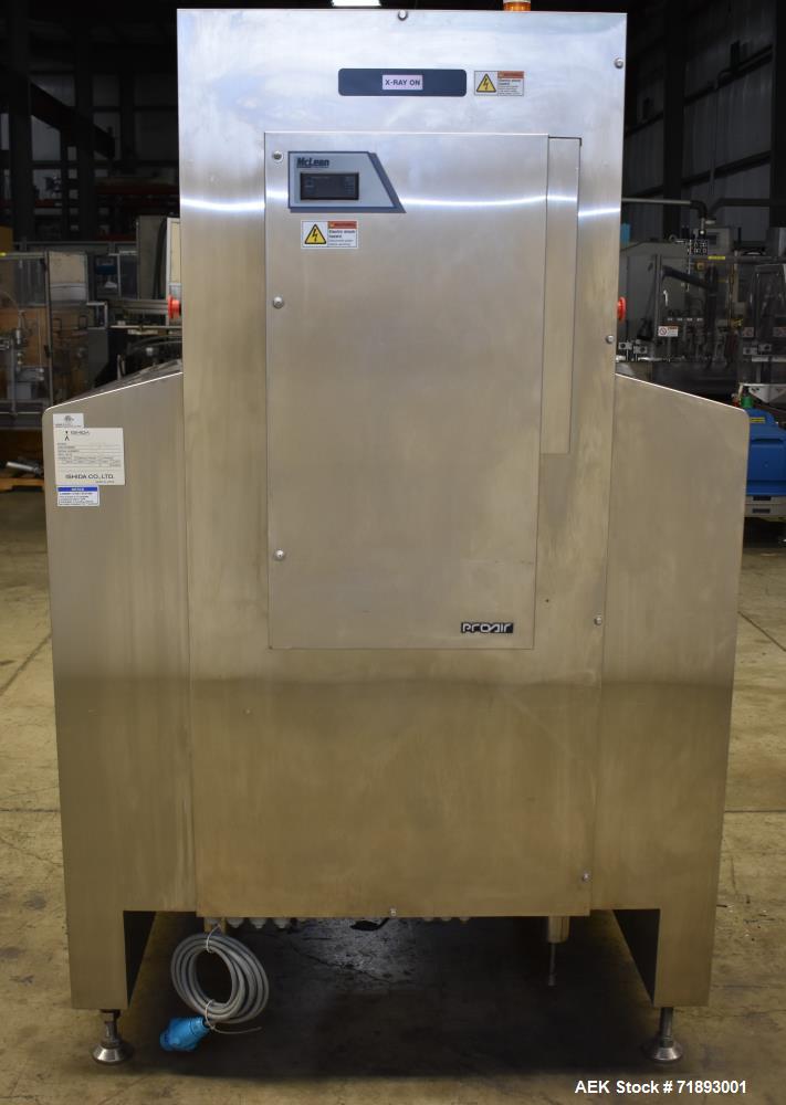 Used Ishida IX-GA-65100 (X-Ray Inspection system. Capable of speeds from 5 - 30 meters per minute. Has a maximum conveying product weight" 25kg (over entire conveyor). Cooling method: Hermetical air ...