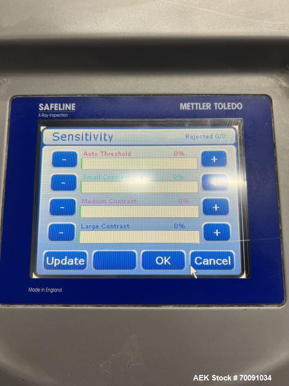 Used Mettler Toledo Safeline AdvanChekPlus 300 X-Ray Metal Detector | 400 ft/min | Washdown | Stainless Steel