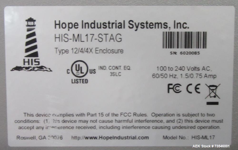 Stainless Steel Peco InspX ScanTrac 450 X-Ray Detector with Conveyor & Reject