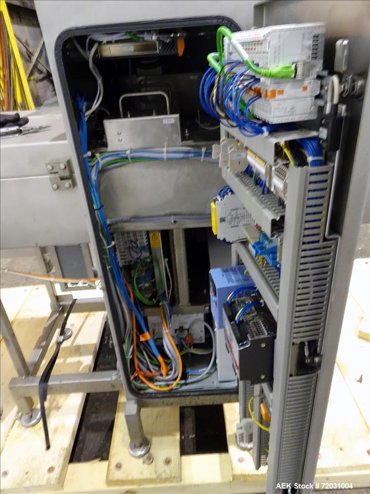 Used Sesotec Raycon X-Ray Food Inspection System, Type 350/150.  Serial # 11347015813-X.  Max Product Dimensions; 350 x 150 mm.  Has an integrated conveyor belt that is designed for use in wet or dry...