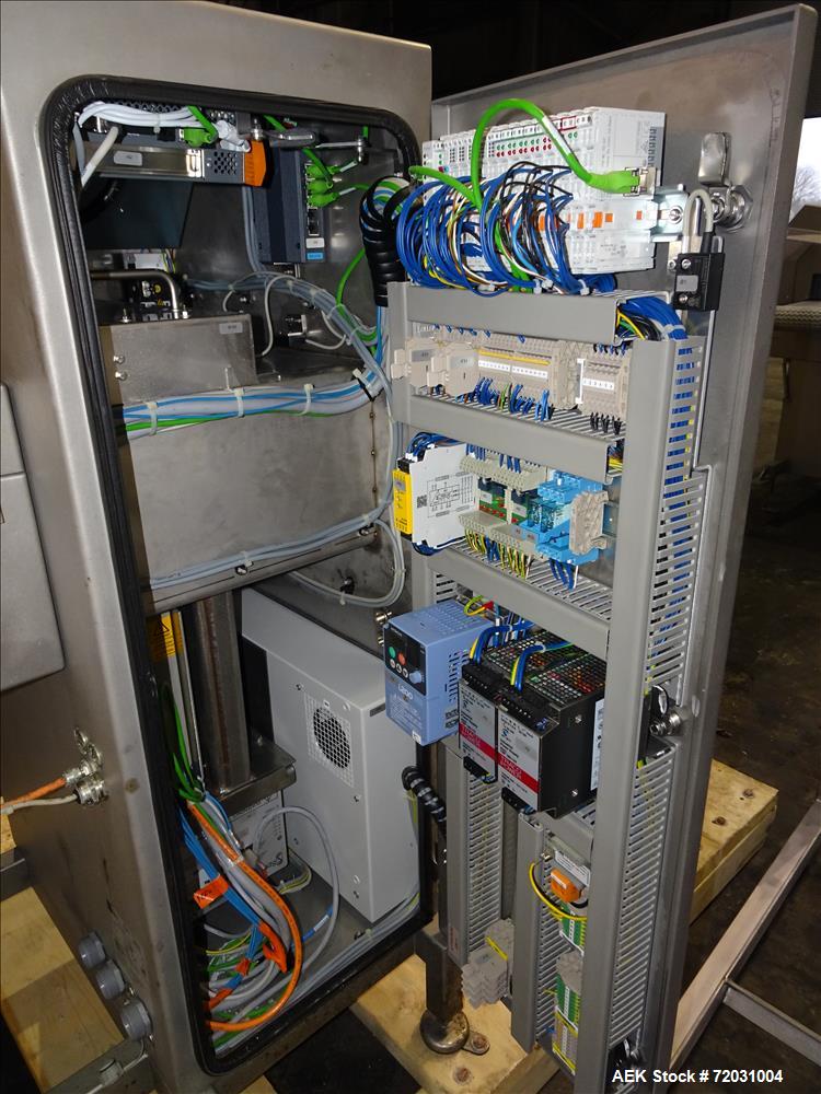 Used Sesotec Raycon X-Ray Food Inspection System, Type 350/150.  Serial # 11347015813-X.  Max Product Dimensions; 350 x 150 mm.  Has an integrated conveyor belt that is designed for use in wet or dry...