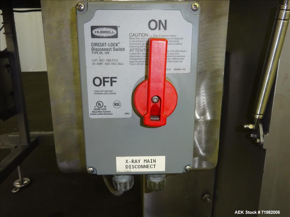 Used Sesotec Raycon X-Ray Food Inspection System, Type 450/100 US-INT 50