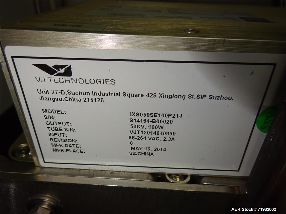 Used- Sesotec Raycon X-Ray Food Inspection System, Type 450/100 US-INT 50