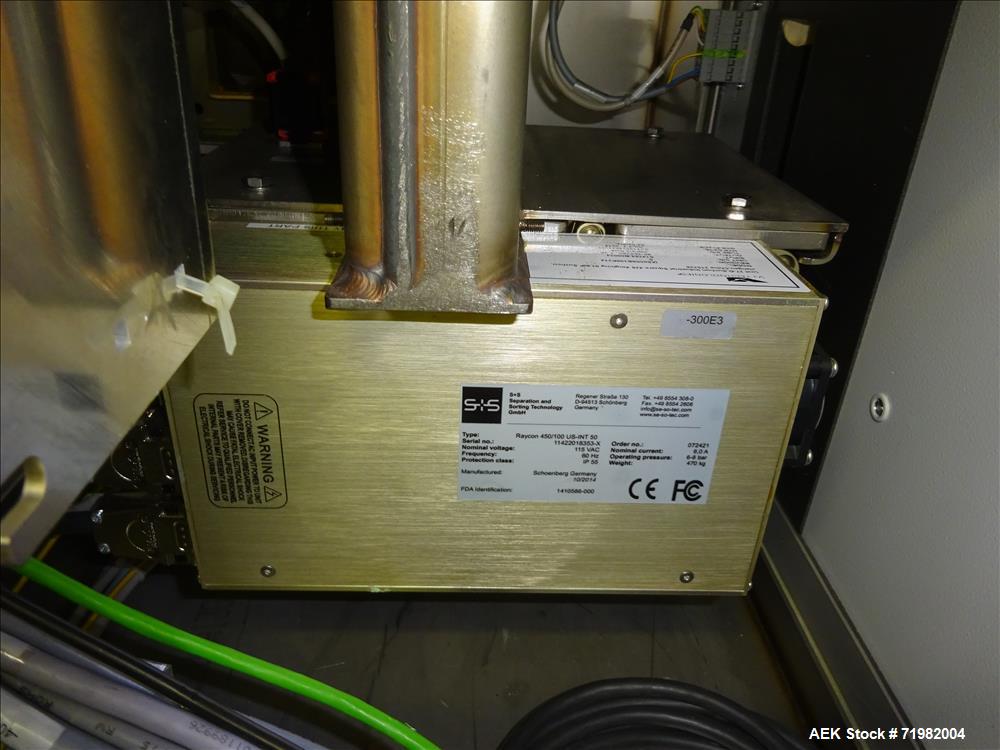 Used Sesotec Raycon X-Ray Food Inspection System, Type 450/100 US-INT 50