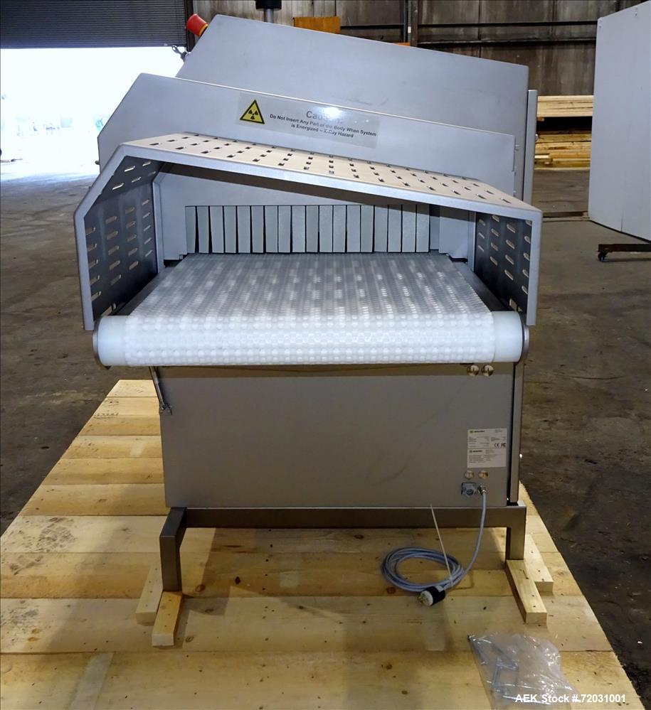 Never Used-Sesotec Raycon X-Ray Food Inspection System, Type 450/100 US-INT 50.  Serial # 10007941-X.  Max Product Dimensions; 450 x 100 mm.  Has an integrated conveyor belt approximate 19.5" wide x ...