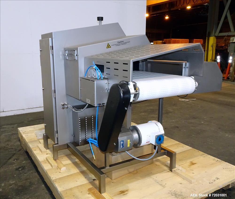Never Used-Sesotec Raycon X-Ray Food Inspection System, Type 450/100 US-INT 50.  Serial # 10007941-X.  Max Product Dimensions; 450 x 100 mm.  Has an integrated conveyor belt approximate 19.5" wide x ...
