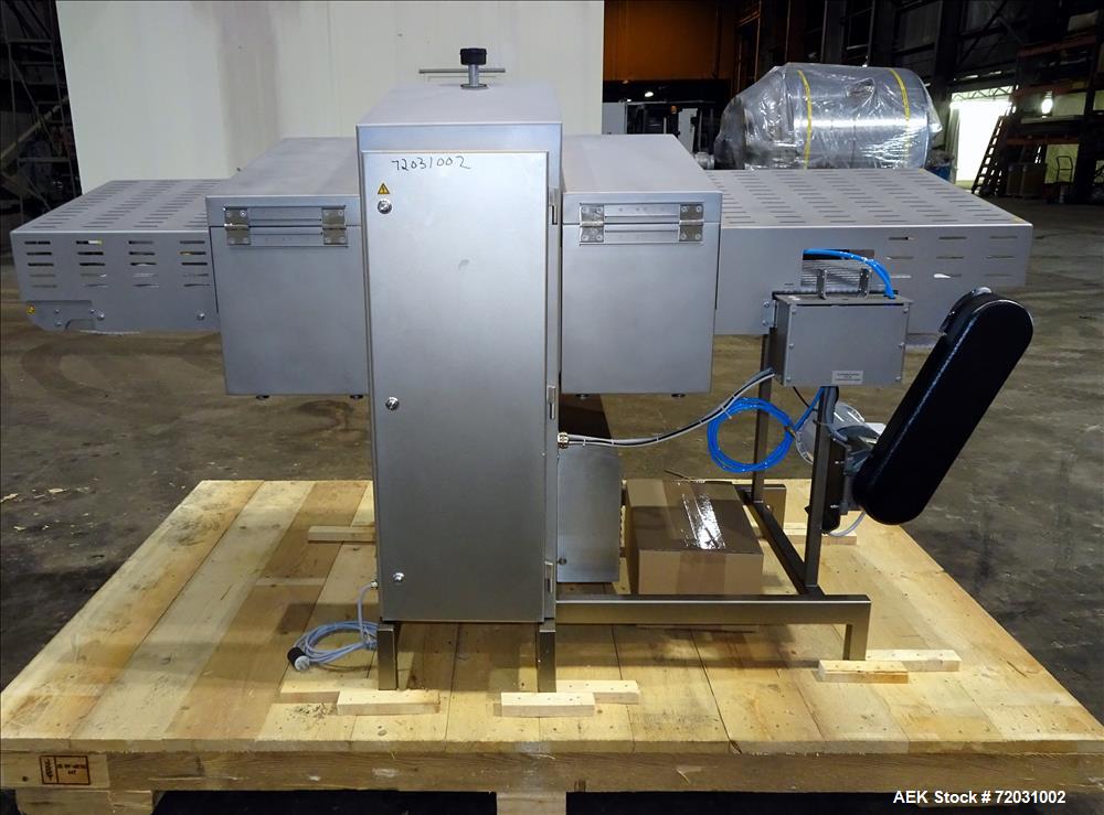 Never Used-Sesotec Raycon X-Ray Food Inspection System, Type 450/100 US-INT 50.  Serial # 10007944-X.  Max Product Dimensions; 450 x 100 mm.  Has an integrated conveyor belt approximate 19.5" wide x ...