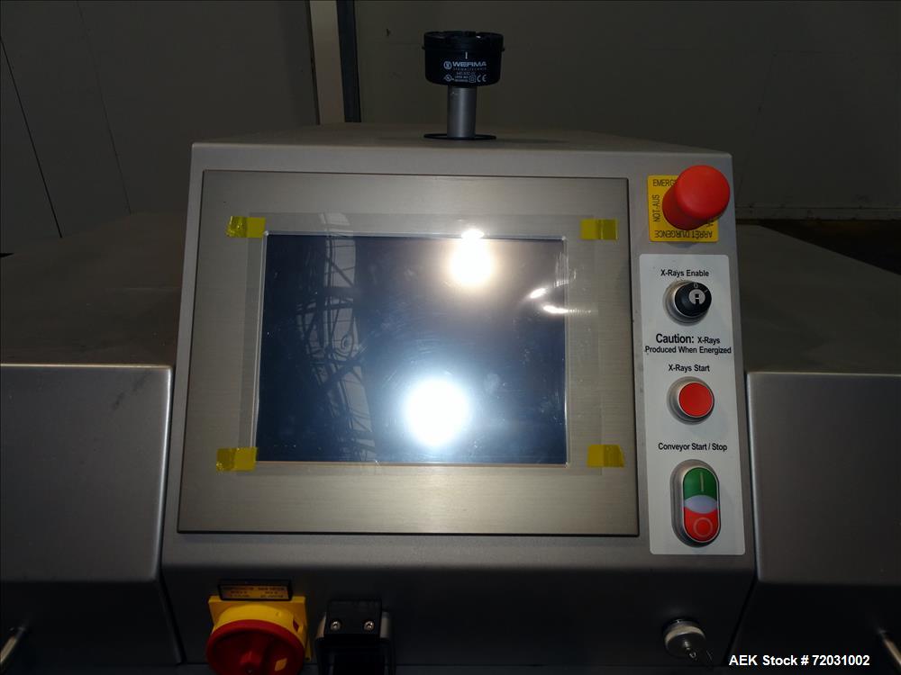 Never Used-Sesotec Raycon X-Ray Food Inspection System, Type 450/100 US-INT 50.  Serial # 10007944-X.  Max Product Dimensions; 450 x 100 mm.  Has an integrated conveyor belt approximate 19.5" wide x ...
