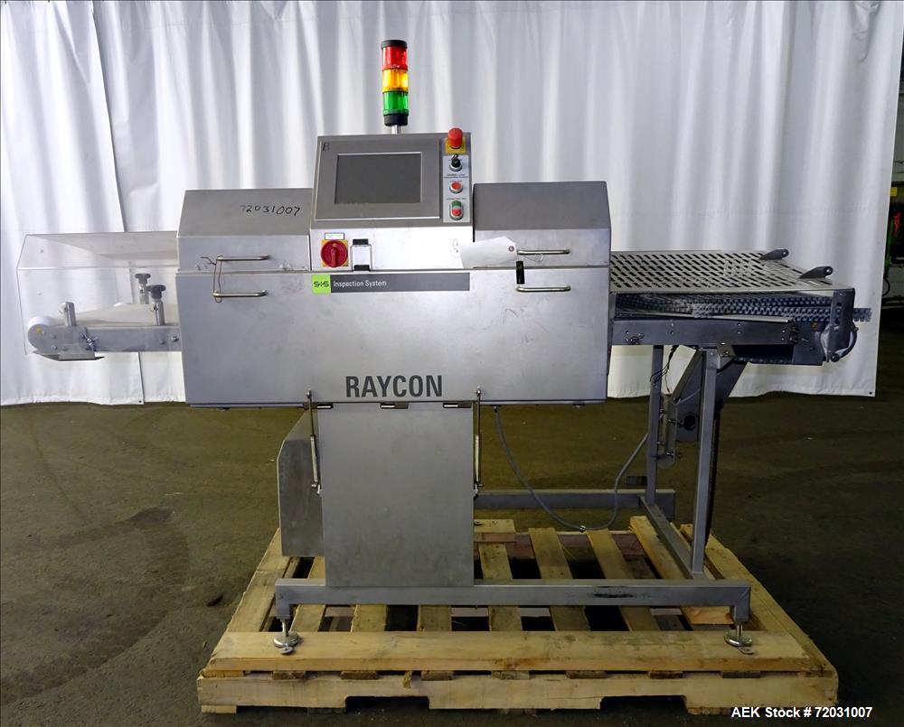 Used-Sesotec Raycon X-Ray Food Inspection System, Type 450/100 US-INT 50.  Serial # 11421018289-X.    Max Product Dimensions...