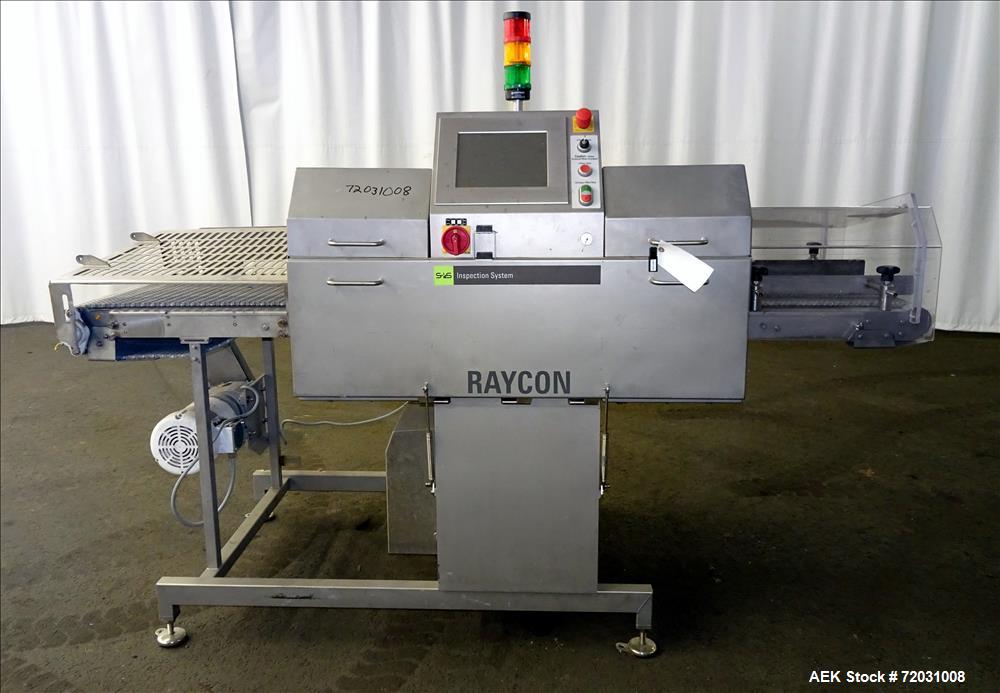 Used-Sesotec Raycon X-Ray Food Inspection System, Type 450/100 US-INT 50.  Serial # 11421018291-X.    Max Product Dimensions...