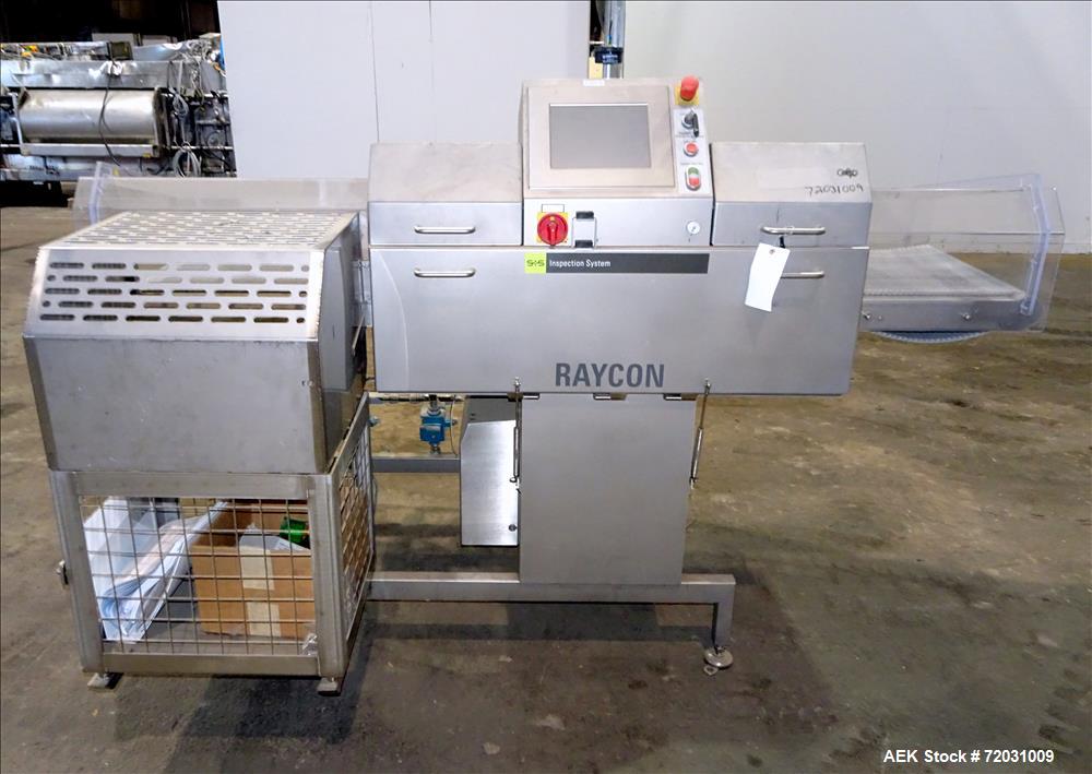 Used-Sesotec Raycon X-Ray Food Inspection System, Type 450/100 US-INT 50.  Serial # 11421018294-X.    Max Product Dimensions...