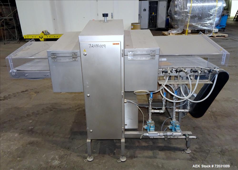 Used-Sesotec Raycon X-Ray Food Inspection System, Type 450/100 US-INT 50.  Serial # 11421018294-X.    Max Product Dimensions...