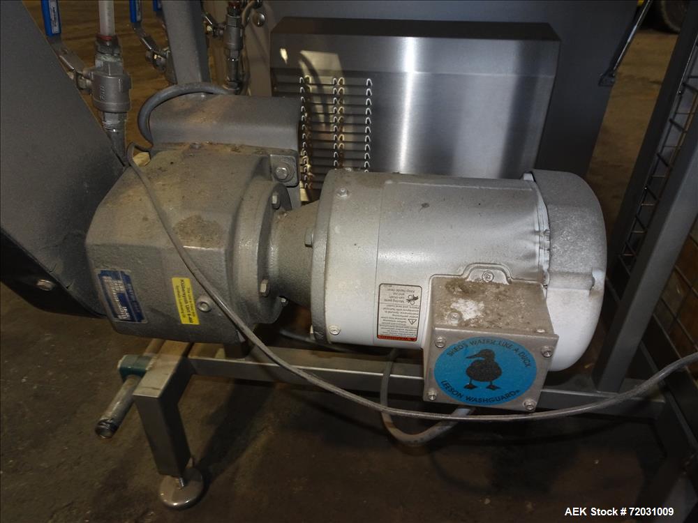 Used Sesotec Raycon X-Ray Food Inspection System, Type 450/100 US-INT 50.  Serial # 11421018294-X.    Max Product Dimensions; 450 x 100 mm.  Has an integrated conveyor belt approximate 19.5" wide x 8...