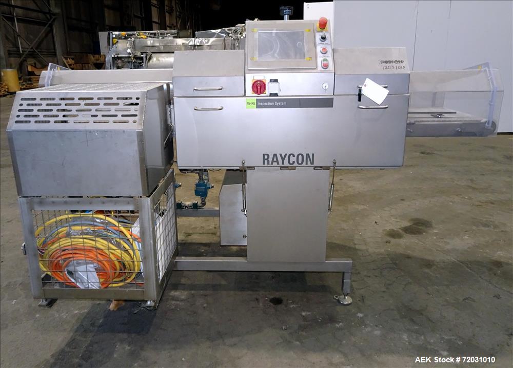 Used-Sesotec Raycon X-Ray Food Inspection System, Type 450/100 US-INT 50.  Serial # 11422018363-X.    Max Product Dimensions...