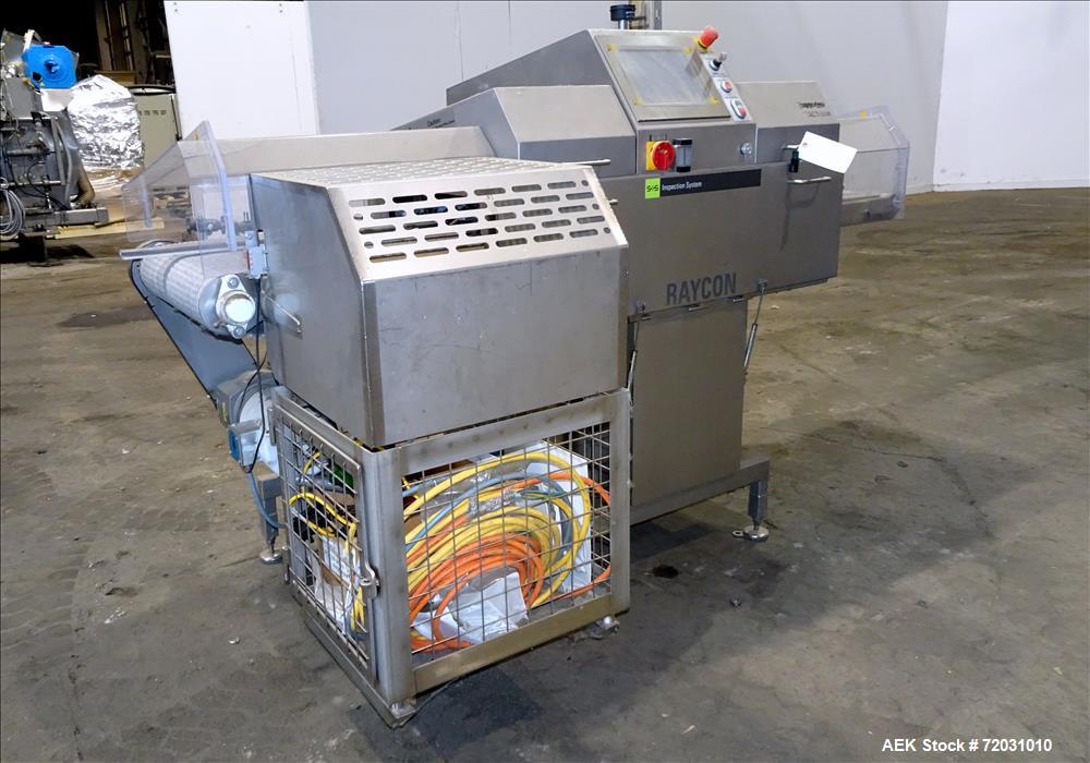 Used-Sesotec Raycon X-Ray Food Inspection System, Type 450/100 US-INT 50.  Serial # 11422018363-X.    Max Product Dimensions...