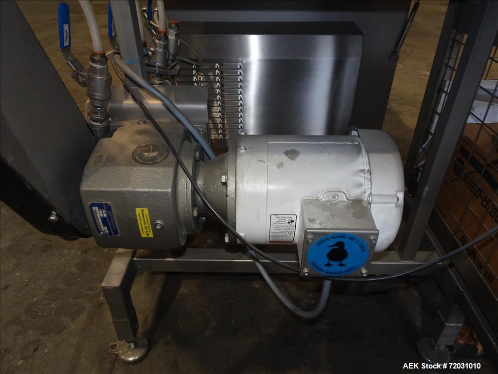 Used Sesotec Raycon X-Ray Food Inspection System, Type 450/100 US-INT 50.  Serial # 11422018363-X.    Max Product Dimensions; 450 x 100 mm.  Has an integrated conveyor belt approximate 19.5" wide x 8...