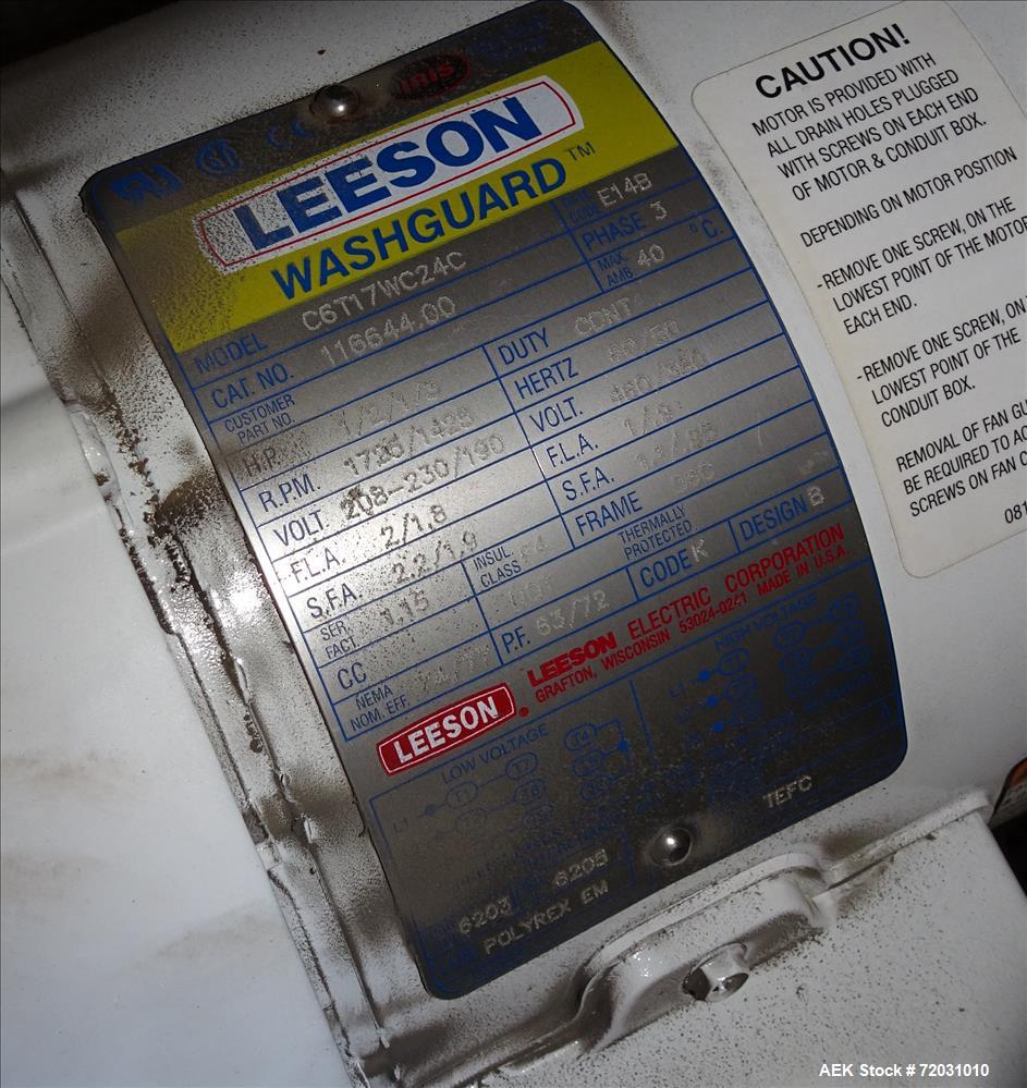 Used Sesotec Raycon X-Ray Food Inspection System, Type 450/100 US-INT 50.  Serial # 11422018363-X.    Max Product Dimensions; 450 x 100 mm.  Has an integrated conveyor belt approximate 19.5" wide x 8...