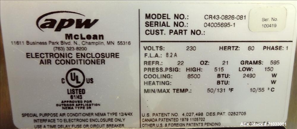 Used Smiths Heimann Eagle Tall IP65 X-ray Metal Detector