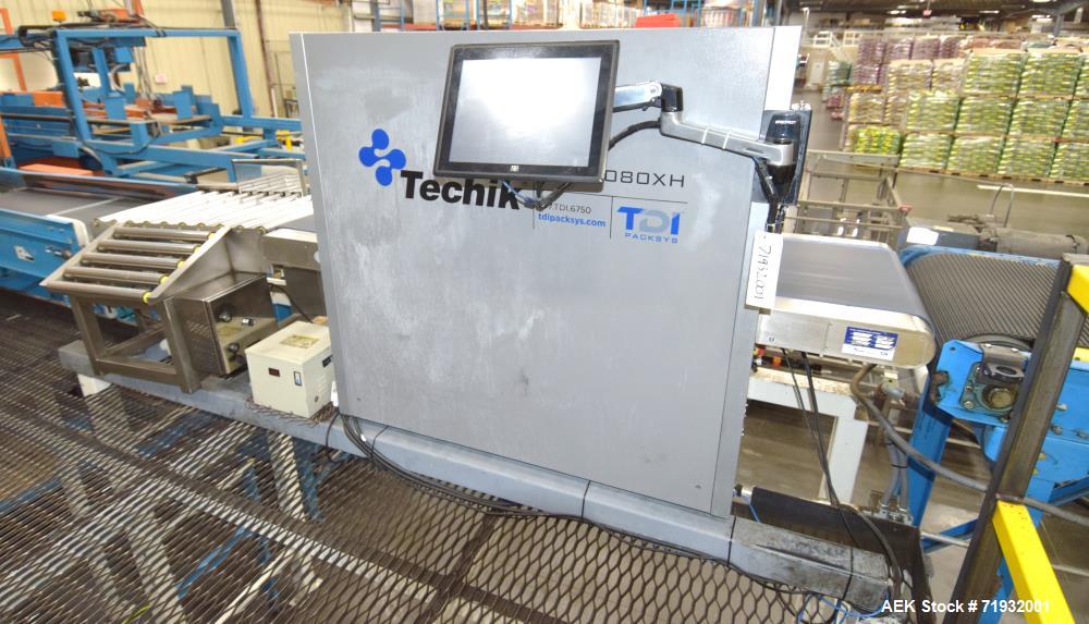 Used Technik TXR-6080XH X-Ray Inspection System. Designed for a full range of contaminants inspection including metallic, non-metallic contaminants (glass, ceramic, stone, bone, hard rubber and hard ...