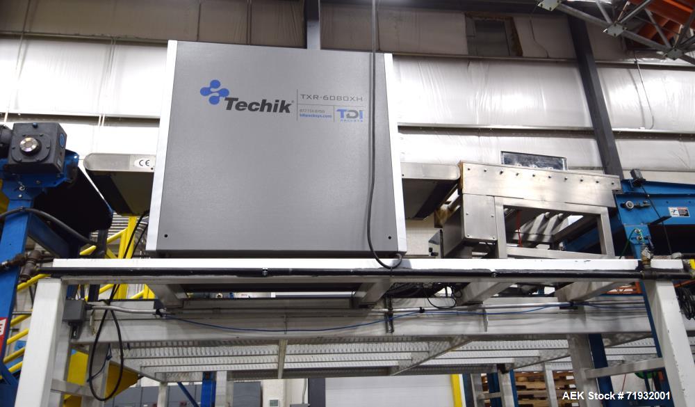 Used Technik TXR-6080XH X-Ray Inspection System. Designed for a full range of contaminants inspection including metallic, non-metallic contaminants (glass, ceramic, stone, bone, hard rubber and hard ...