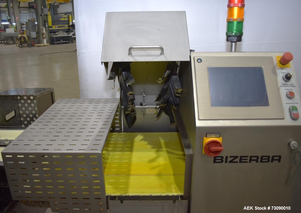 Used Bizerba Type XRE_2 450/200 Xray Metal Detector. ual Lane Checkweigher With Reject. Weight range: 600/1500 grams with accuracies 0.2/0.5 grams.