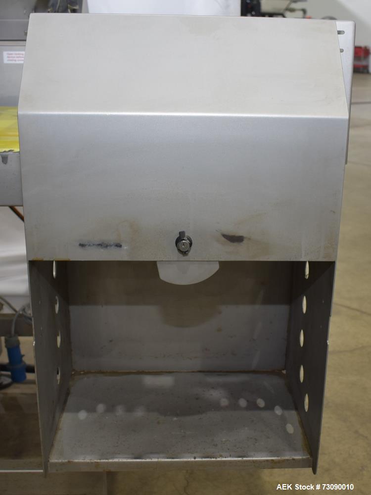 Used Bizerba Type XRE_2 450/200 Xray Metal Detector. ual Lane Checkweigher With Reject. Weight range: 600/1500 grams with accuracies 0.2/0.5 grams.