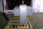 Used Sesotec Raycon X-Ray Food Inspection System, Type 450/100 US-INT 50.  Serial # 11421018289-X.    Max Product Dimensions; 450 x 100 mm.  Has an integrated conveyor belt approximate 19.5