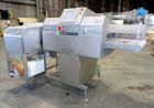 Used Sesotec Raycon X-Ray Food Inspection System, Type 450/100 US-INT 50.  Serial # 11422018363-X.    Max Product Dimensions; 450 x 100 mm.  Has an integrated conveyor belt approximate 19.5