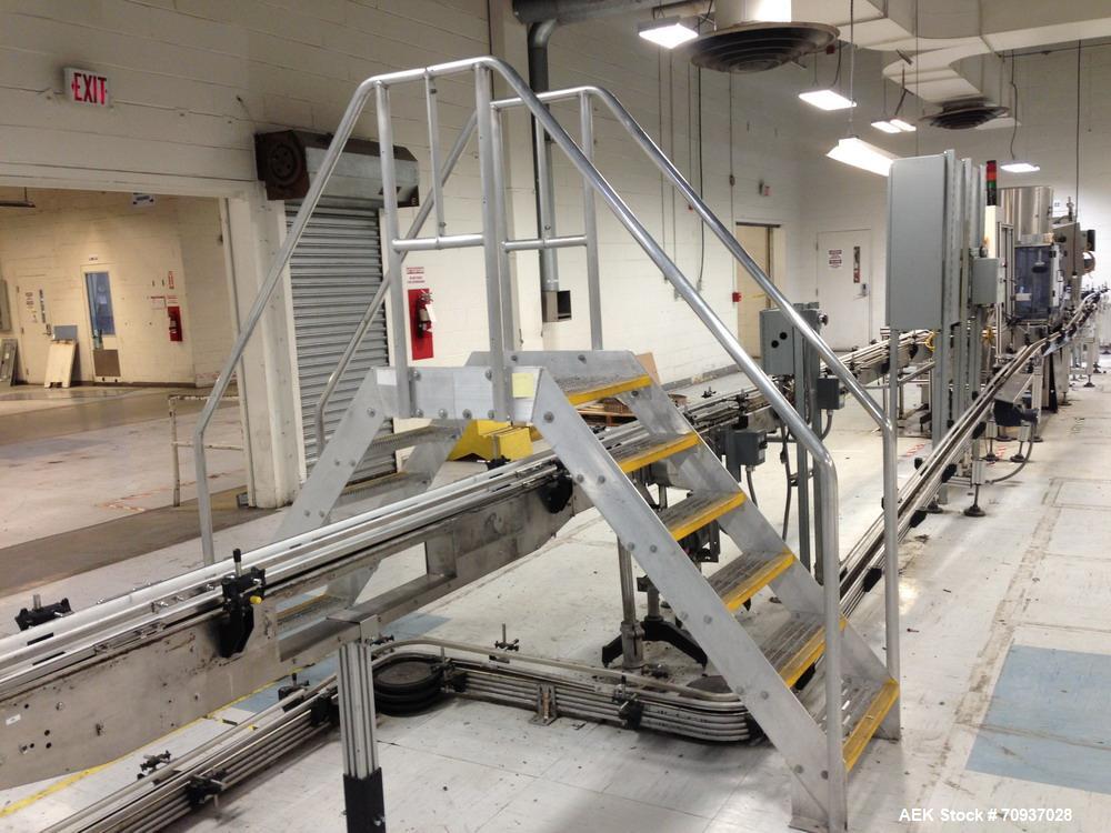 Used Packaging Line Walkover Stainless Steel Stairs