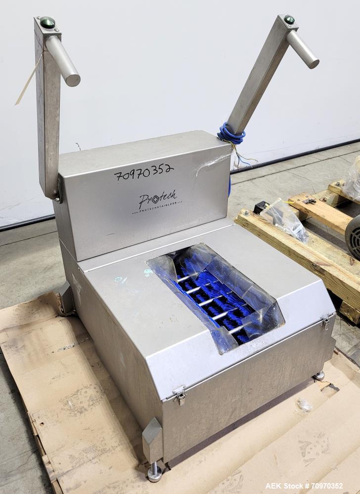 Used Protech AMSW10 Motorized Boot Washer – 304 Stainless Steel