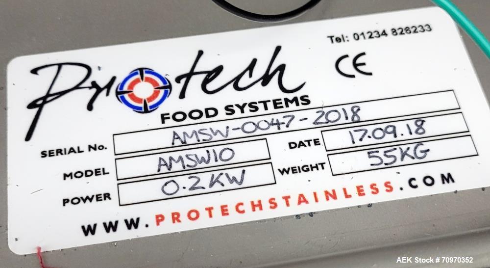 Used Protech AMSW10 Motorized Boot Washer – 304 Stainless Steel