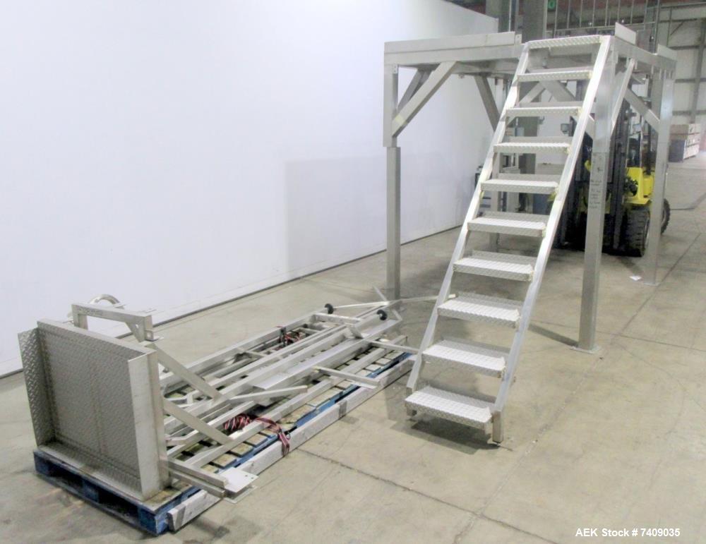 Industrial Mezzanine Work Platform – Combination Scale Support with Safety Rails