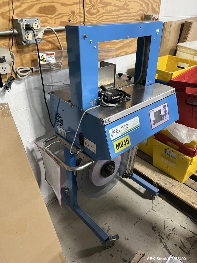 Used ATS-Tanner Banding Systems Ultrasonic Unique Banding Machine, Model US-2000 AD. Arch width 260mm to 900mm, Arch height 180mm to 500mm, band widths 20, 30, 50, 60mm, air supply 6 bar, type of mat...