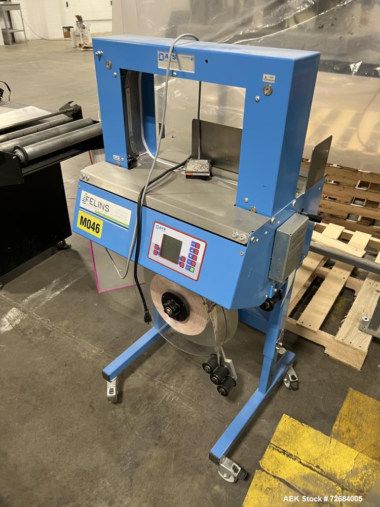 Used ATS-Tanner Banding Systems Ultrasonic Unique Banding Machine, Model US-2000 AD. Arch width 260mm to 900mm, Arch height 180mm to 500mm, band widths 20, 30, 50, 60mm, air supply 6 bar, type of mat...