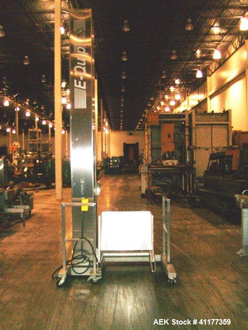 Used E Quip Vertical Cart Lifter, Model 320, 100