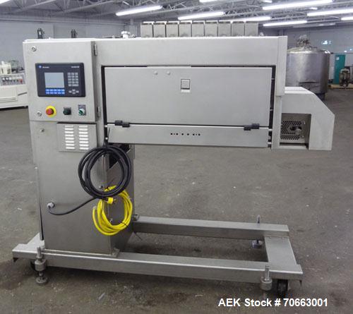 Used Grote Model S/A-530 Single Lane Slicer/Applicator. Machine is rated at up to 176 strokes per minute per lane. Unit also bulk slices, stacks and shingles. Maximum slice rate in stack or shingle m...
