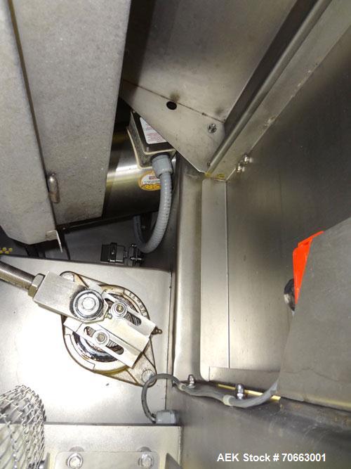 Used Grote Model S/A-530 Single Lane Slicer/Applicator. Machine is rated at up to 176 strokes per minute per lane. Unit also bulk slices, stacks and shingles. Maximum slice rate in stack or shingle m...