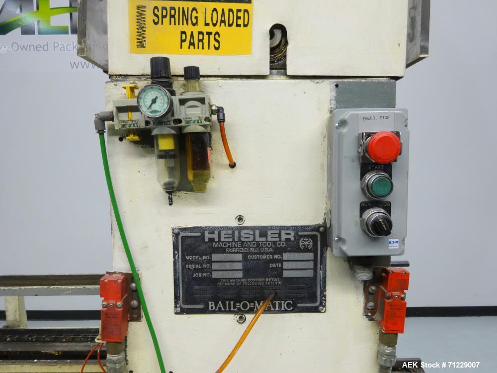 Used- Heisler Model C "Bail-O-Matic" Automatic Metal Bailer