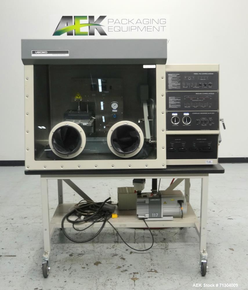Used Labconco Controlled Atmosphere Glove Box
