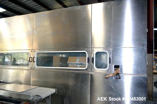 Unused- Neri NCT 1200 Stainless Steel 6 Zone Cooling Tunnel. Machine is designed to cool the content of deodorant bottles se...