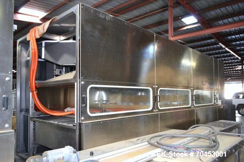 Unused- Neri NCT 1200 Stainless Steel 6 Zone Cooling Tunnel. Machine is designed to cool the content of deodorant bottles seated inside shaped containers, but useable for alternate stable bottle appl...