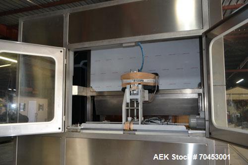 Unused- Neri NCT 1200 Stainless Steel 6 Zone Cooling Tunnel. Machine is designed to cool the content of deodorant bottles seated inside shaped containers, but useable for alternate stable bottle appl...