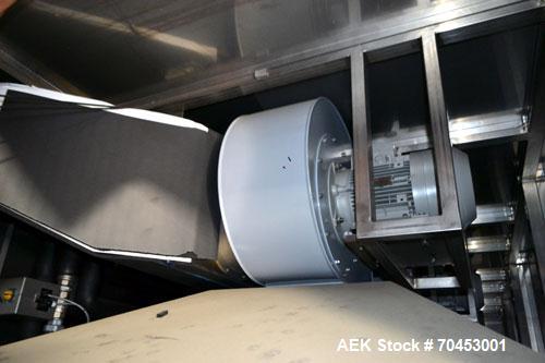 Unused- Neri NCT 1200 Stainless Steel 6 Zone Cooling Tunnel. Machine is designed to cool the content of deodorant bottles seated inside shaped containers, but useable for alternate stable bottle appl...