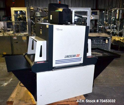 Used EG&G Astrophysics Line Scan 222 X-Ray Machine with conveyor belt