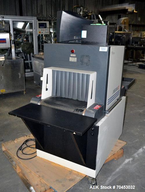 Used EG&G Astrophysics Line Scan 222 X-Ray Machine with conveyor belt