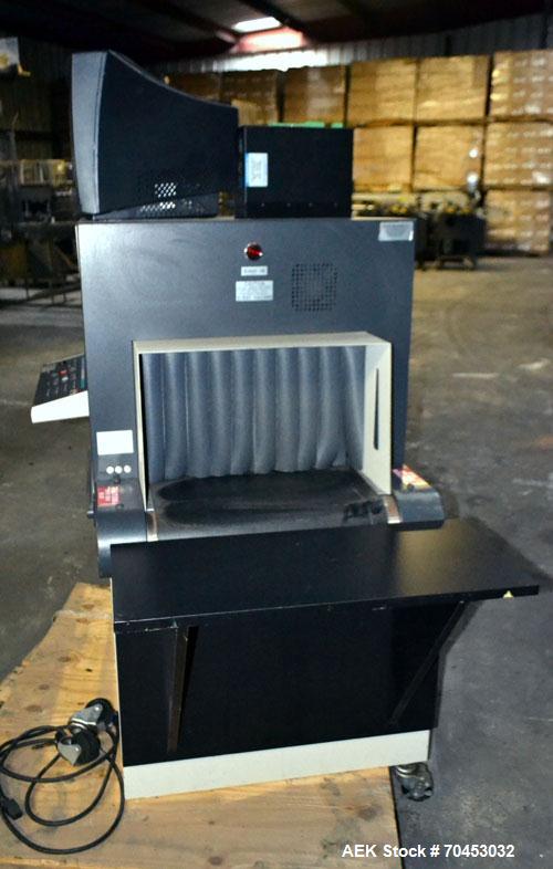 Used EG&G Astrophysics Line Scan 222 X-Ray Machine with conveyor belt