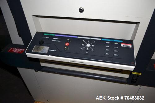 Used EG&G Astrophysics Line Scan 222 X-Ray Machine with conveyor belt